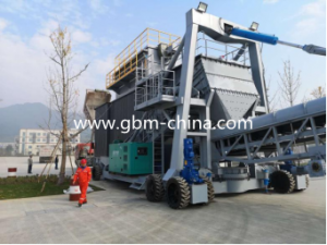 Truck discharge ship loader
