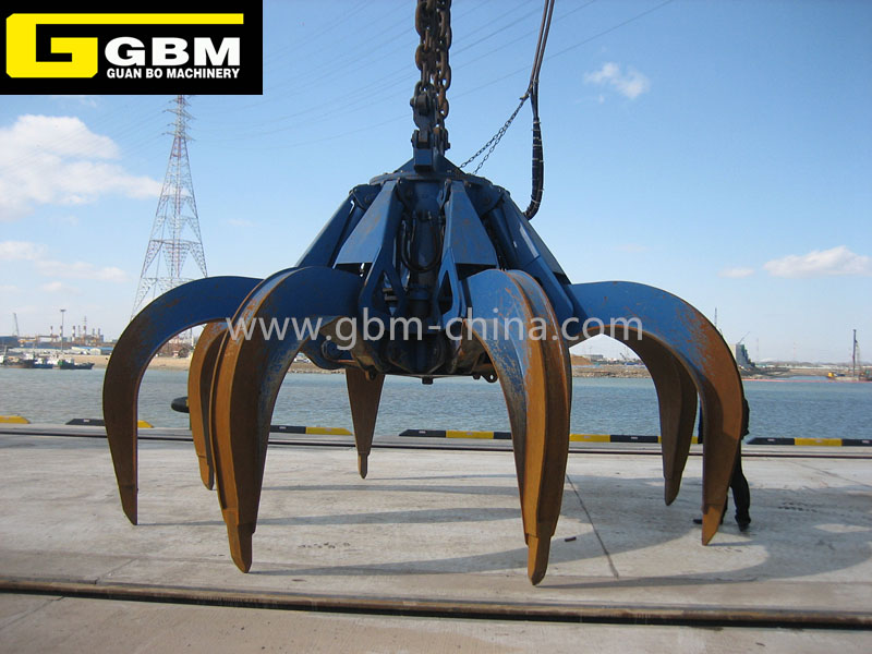 Good quality Hydraulic Stone Grab - Electro-hydraulic orange peel grab (scrap) – GBM