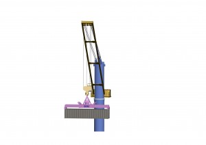 OEM Supply Sts Spreader - Deck crane with power swivel spreader – GBM
