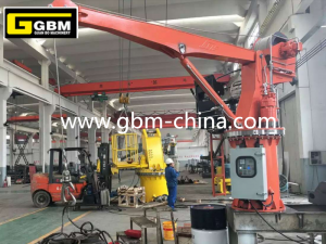 Stiff boom marine crane