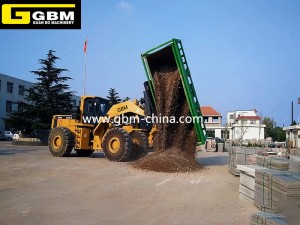 Container rotary loader & unloader equipment