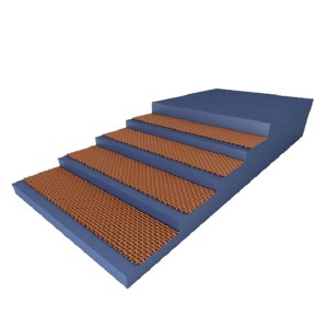 Fabric core conveyor belt